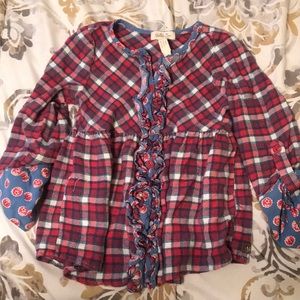 Matilda Jane plaid top
